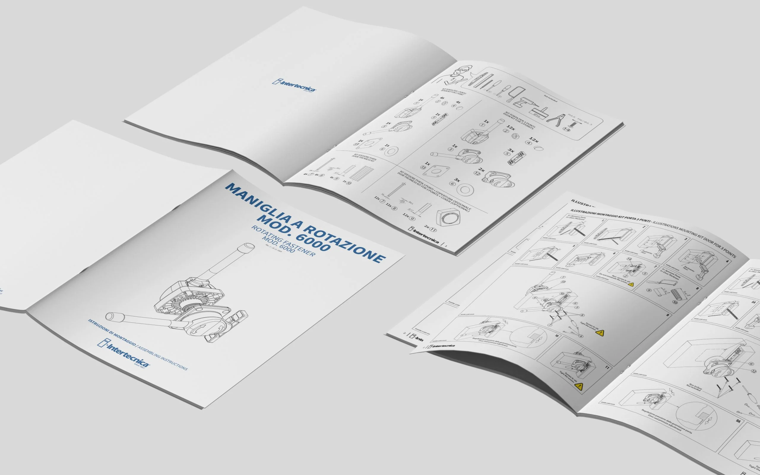 Manuale di istruzioni per il montaggio della chiusura Intertecnica 6000