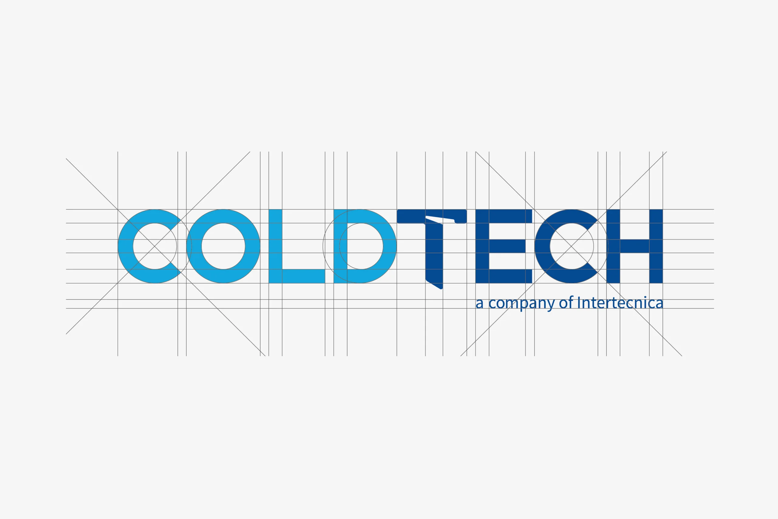 La griglia costruttiva del logo Coldtech